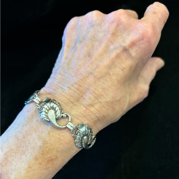 Harry S. Bick Sterling Art Nouveau Bracelet - Picture 6 of 6